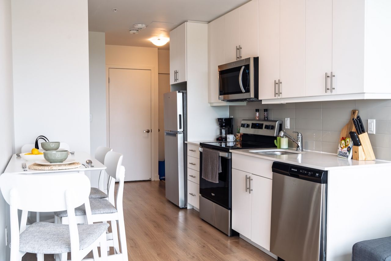 apartment kitchen and dining queen's university off campus housing